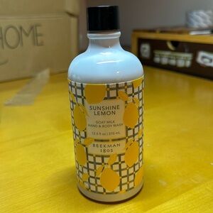 Beekman 1802 sunshine lemon goat milk hand and body wash